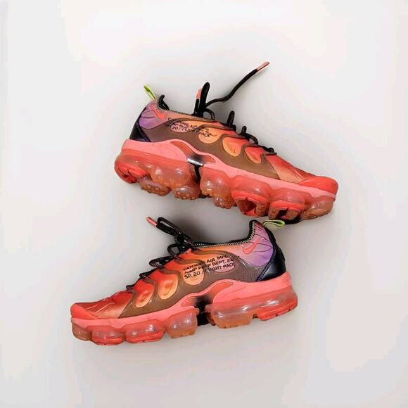 Nike Other - Nike Air VaporMax Plus Black Laser Crimson Volt Mens Shoes 9.5 CU4709-001